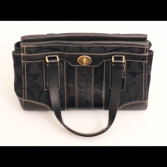 Authentic Coach Black Handbag for Women - Picture 5 of 15